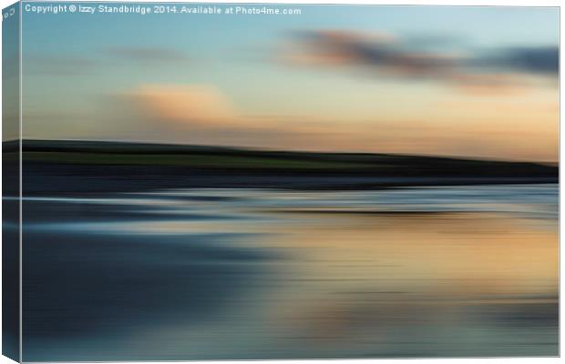  Wet sand Canvas Print by Izzy Standbridge