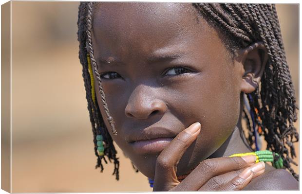 Himba Canvas Print by Carlo Macinai