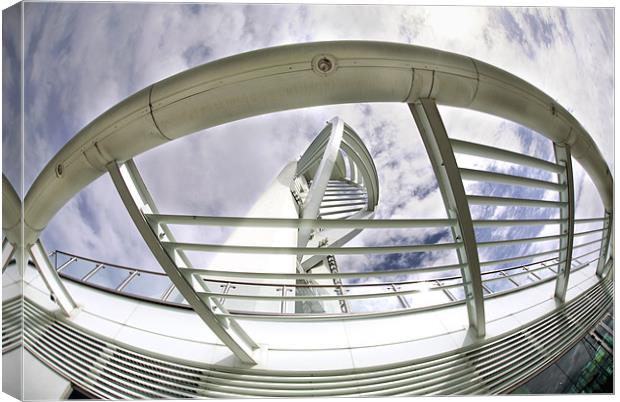 spinaker tower Canvas Print by Tony Bates