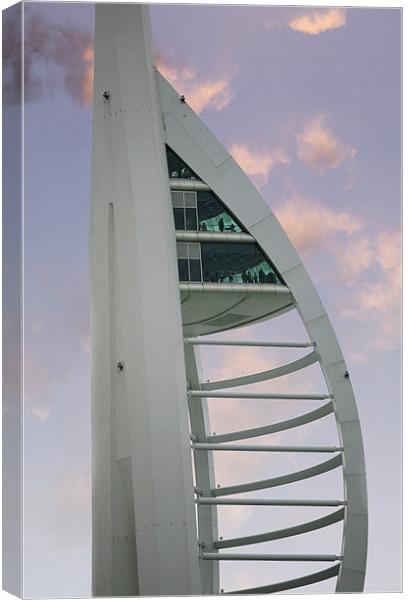 Spinaker Tower 2 Canvas Print by Tony Bates