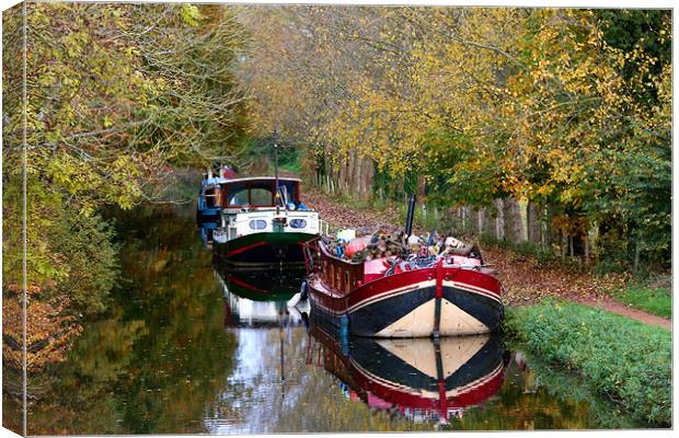 Kennet and Avon canal Canvas Print by Tony Bates