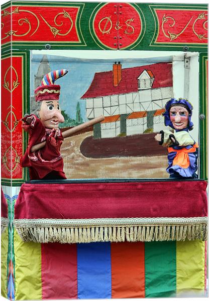 Punch and Judy show Canvas Print by Tony Bates