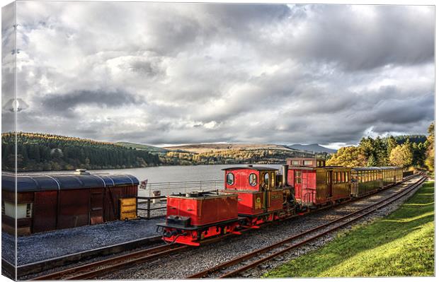 Brecon Mountain Railway Canvas Print by Tony Bates