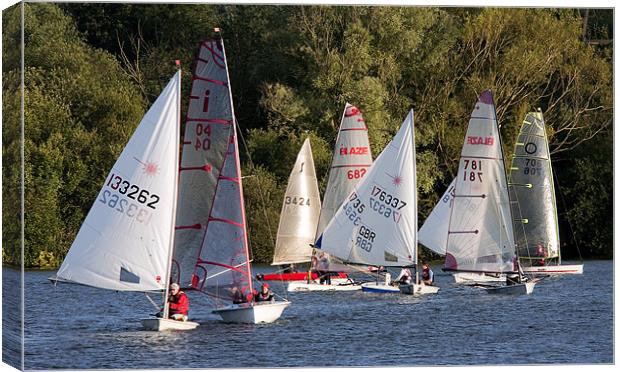 Yacht racing Canvas Print by Tony Bates