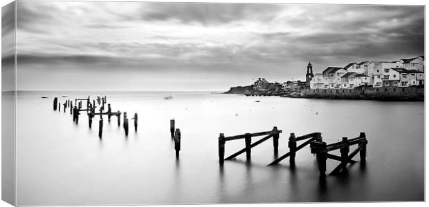 Swanage old pier Canvas Print by Tony Bates