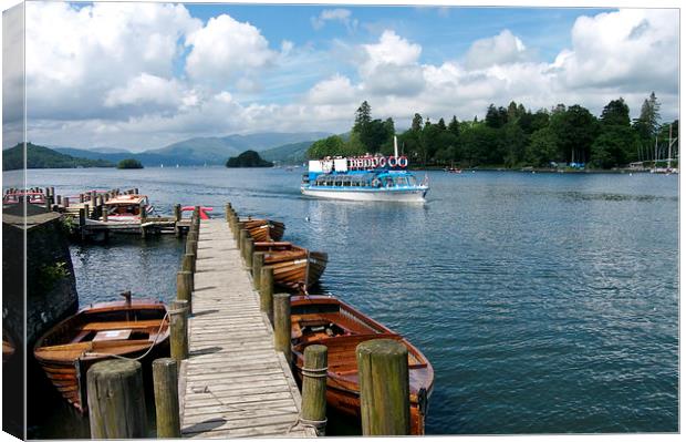 Bowness-on-Windermere Canvas Print by Tony Bates