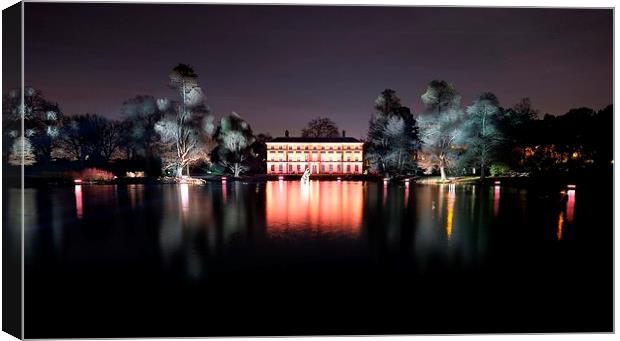  Kew Christmas lights Canvas Print by Tony Bates