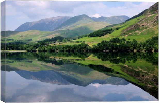 Lake Buttermere Canvas Print by Tony Bates