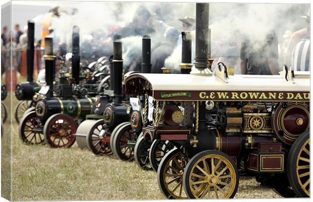 Model Steam Engines Canvas Print by Tony Bates
