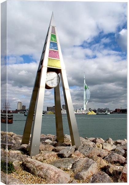 Spinnaker Tower Canvas Print by Tony Bates