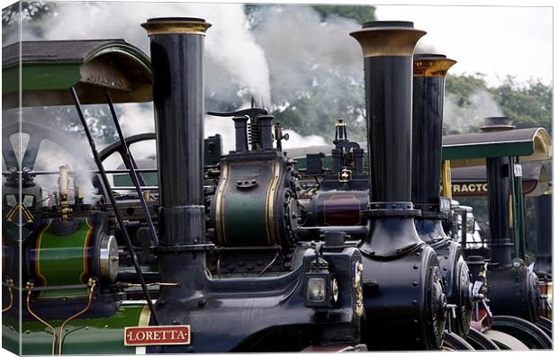 Steam engines Canvas Print by Tony Bates
