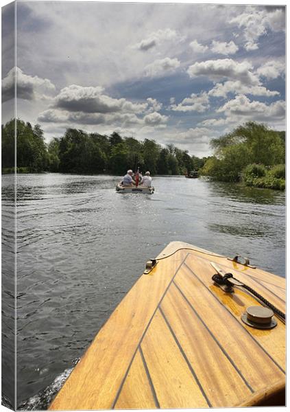 Steam Boat Canvas Print by Tony Bates