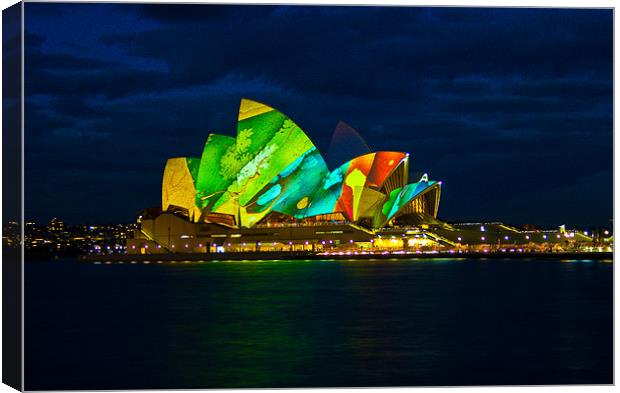 Sydney Opera House Canvas Print by Kate Young