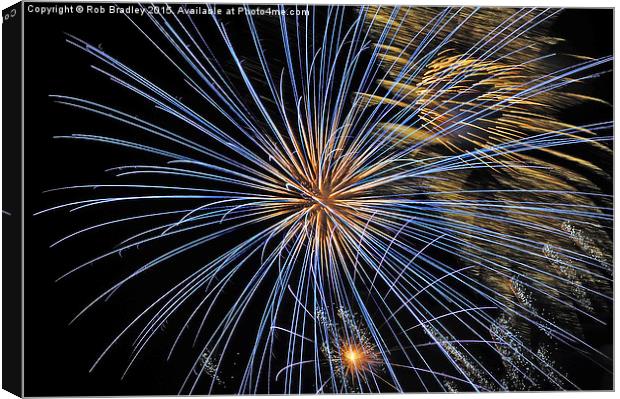 Firework Explosion Canvas Print by Rob Bradley