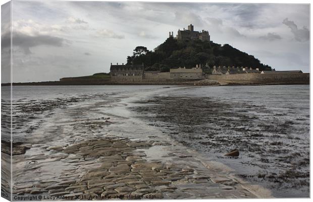 St Michaels Mount, Cornwall Canvas Print by Lucy Antony