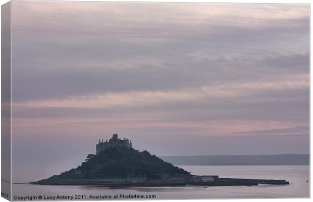 St Michaels Mount Canvas Print by Lucy Antony