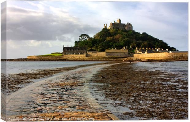 St Michaels Mount 2 Canvas Print by Lucy Antony