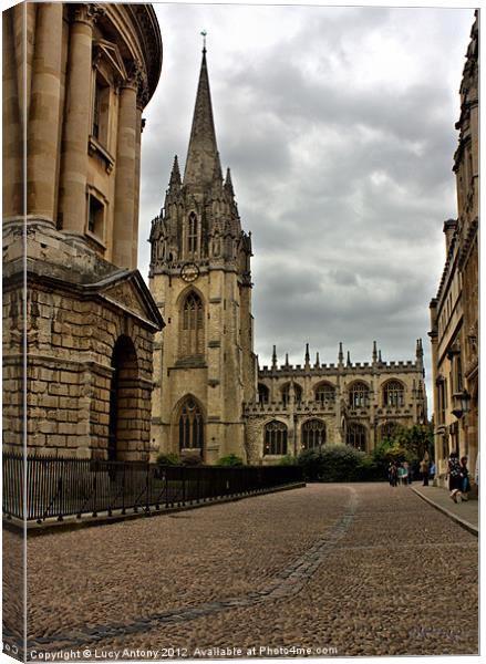 Church of St Mary the Virgin, Oxford Canvas Print by Lucy Antony