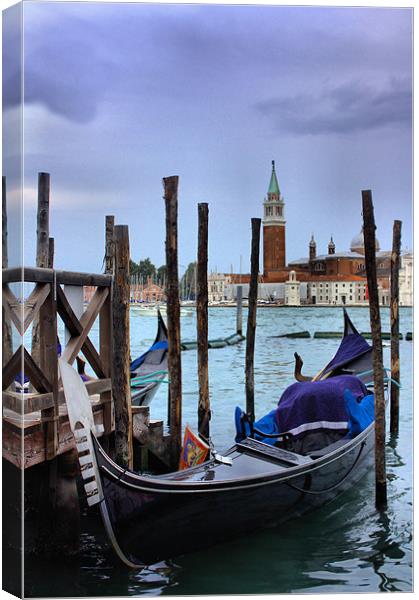 Venetian Scene Canvas Print by Lucy Antony