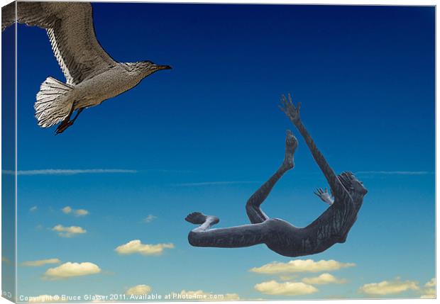 FLIGHT OF IMAGINATION Canvas Print by Bruce Glasser