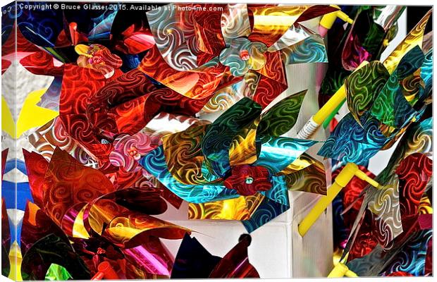  COLOR RIOT Canvas Print by Bruce Glasser