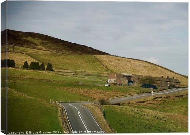 Derbyshire Dales Canvas Print by Bruce Glasser