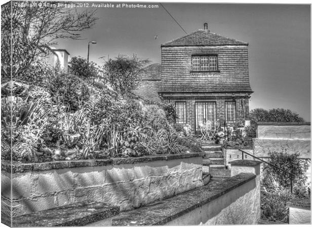 House in Filey Canvas Print by Allan Briggs