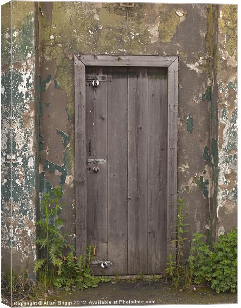 Doorway to the Past Canvas Print by Allan Briggs