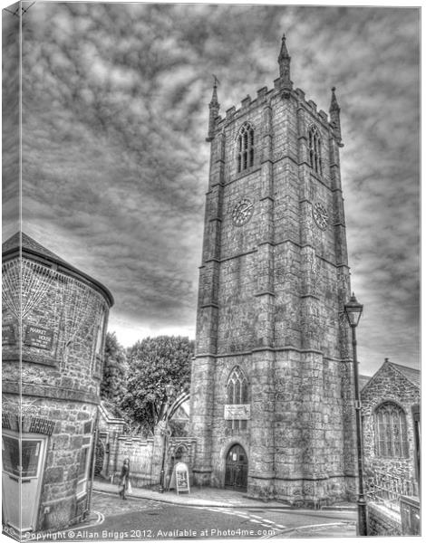 St. Ives Parish Church Canvas Print by Allan Briggs
