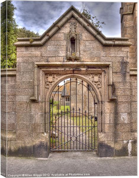 St. Ives Parish Church Canvas Print by Allan Briggs