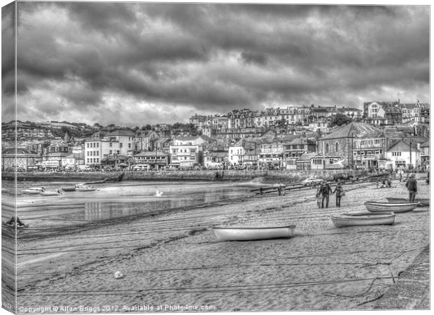 St. Ives Canvas Print by Allan Briggs