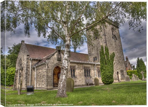 Rufforth Church Canvas Print by Allan Briggs