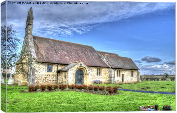 St Helens Church (Bilton-in-Ainsty) Canvas Print by Allan Briggs