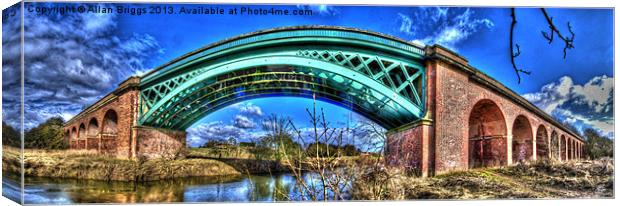 Stamford Bridge Viaduct Canvas Print by Allan Briggs