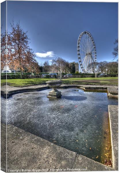 York Wheel Canvas Print by Allan Briggs