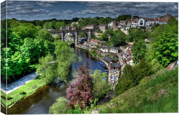 Knaresborough Canvas Print by Allan Briggs