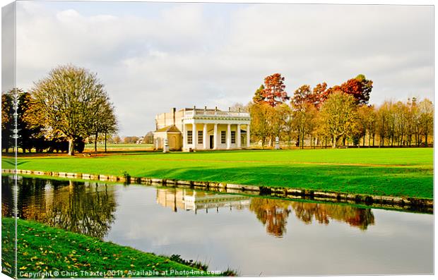 Bowling Green House Canvas Print by Chris Thaxter