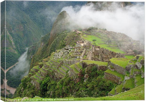 Machu Picchu Canvas Print by Chris Thaxter