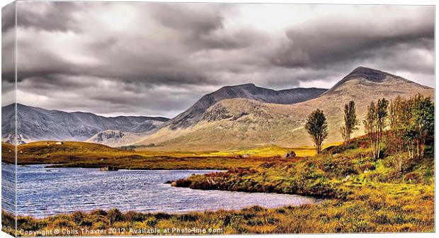 Lochan na Stainge Canvas Print by Chris Thaxter