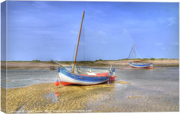 Aground Canvas Print by Chris Thaxter