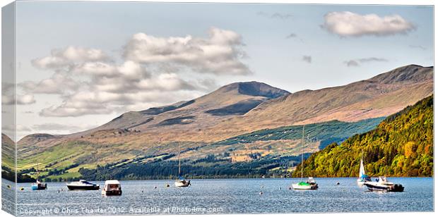 Loch Tay from Kenmore 2 Canvas Print by Chris Thaxter