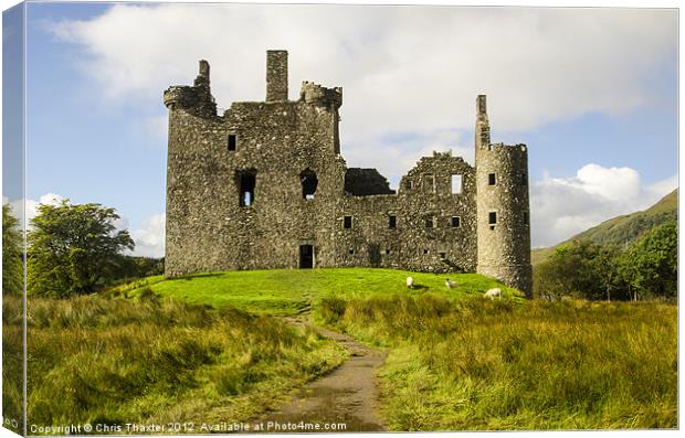 Kilchurn Castle Canvas Print by Chris Thaxter