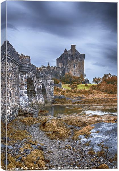 Eilean Donan Castle Mythical Scottish Wonder Canvas Print by Chris Thaxter