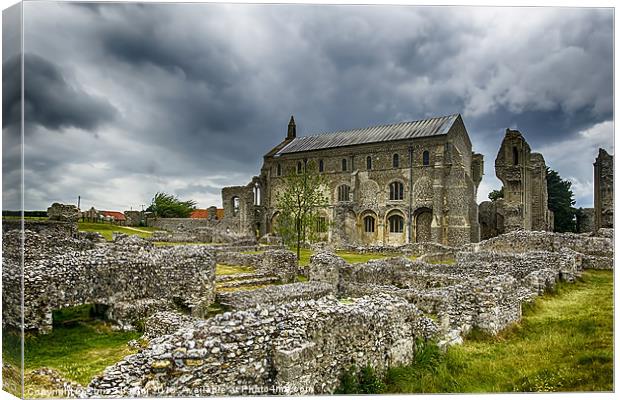 The Majestic Ruins of Binham Priory Canvas Print by Chris Thaxter