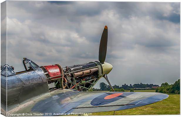 Unveiling Hawker Hurricanes Power Canvas Print by Chris Thaxter