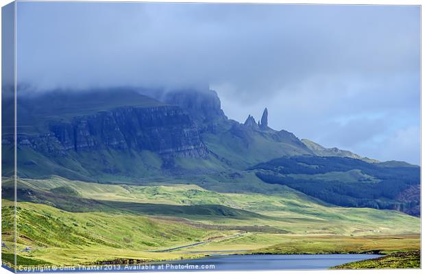 Storr Canvas Print by Chris Thaxter