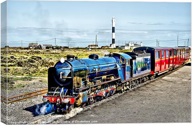 Romney Hythe and Dymchurch Railway Canvas Print by Chris Thaxter