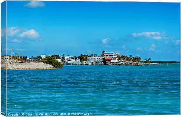 Tiki Bar Islamorada Canvas Print by Chris Thaxter