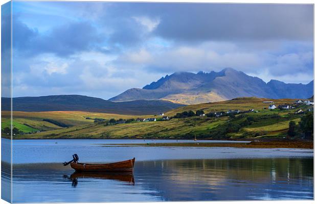 Loch Harport and the Cuillins 2 Canvas Print by Chris Thaxter