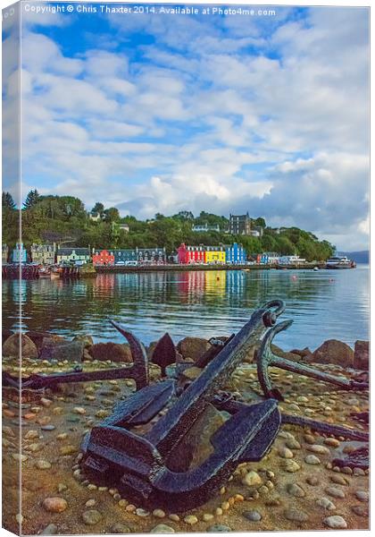 Tobermory 2 Isle of Mull  Canvas Print by Chris Thaxter